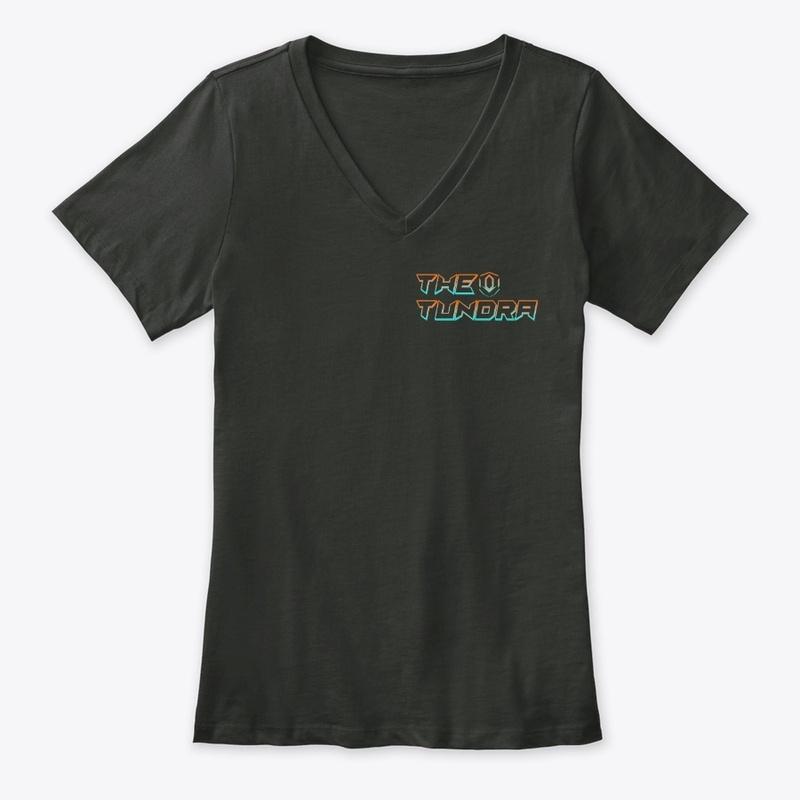 Snowy - Ladies' V-Neck Tee - Minimal